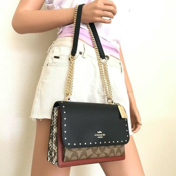 Handbags - Cute Coach Klare Crossbody Bag with Rivets